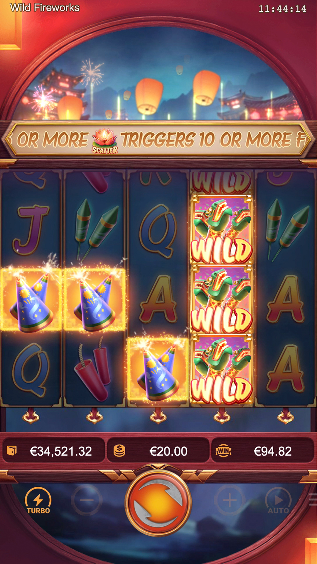 สล็อตดอกไม้ไฟ stacked wild